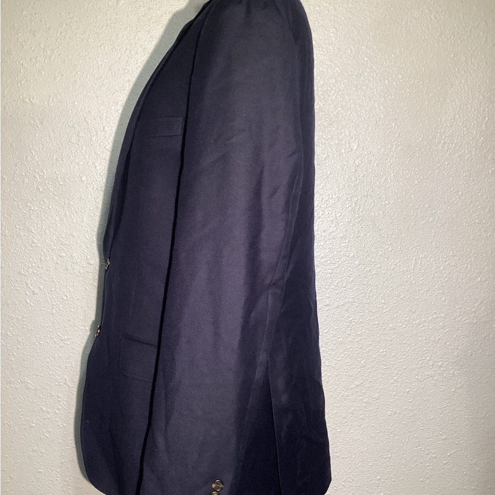 J. Crew Ludlow slim fit navy blue wool blazer jacket size 42L - Picture 4 of 12